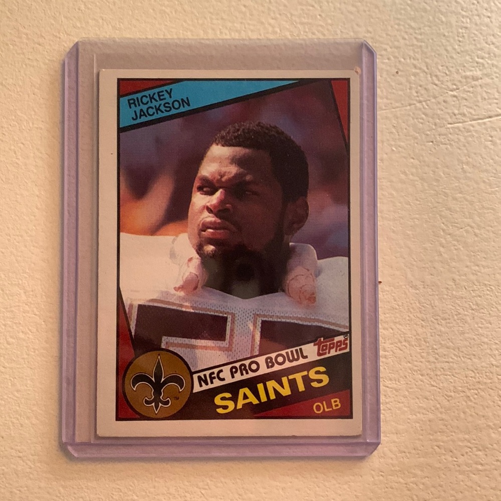 Rickey Jackson 1984 Topps Football Base Rookie Card #303